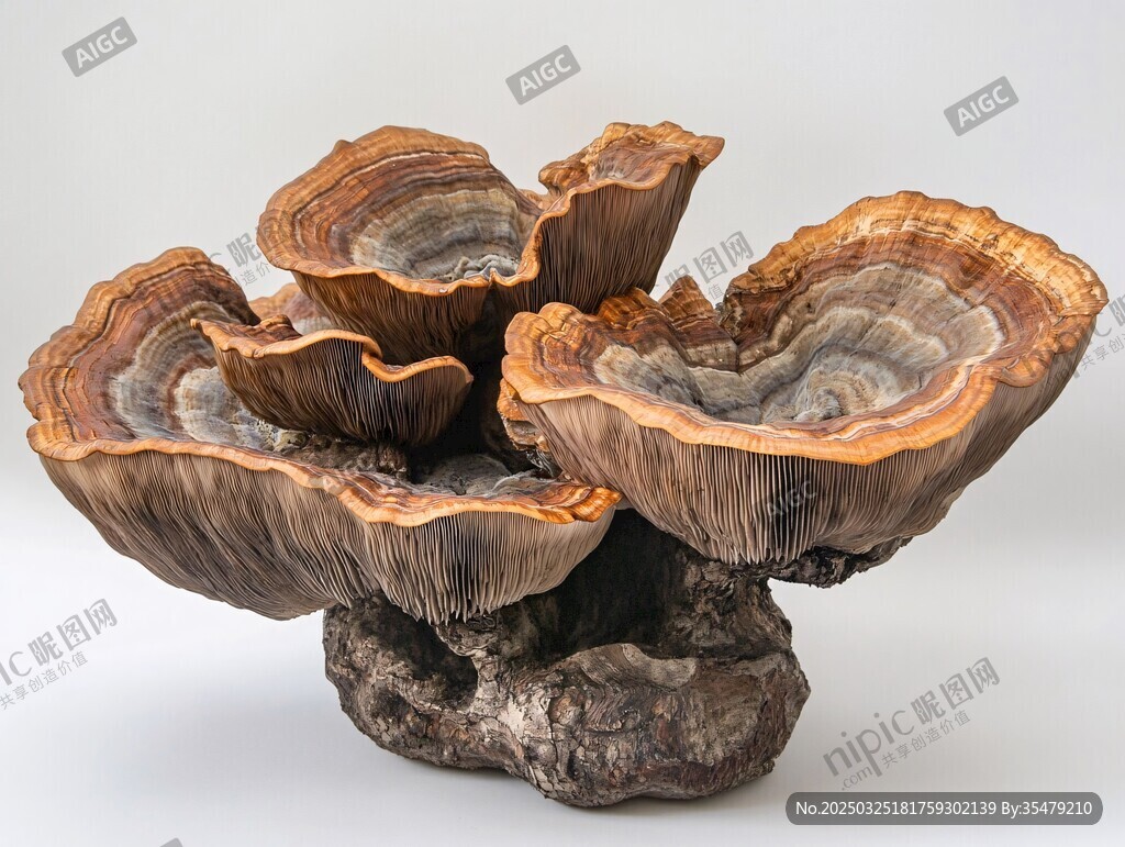 野生灵芝摆件 造型独特