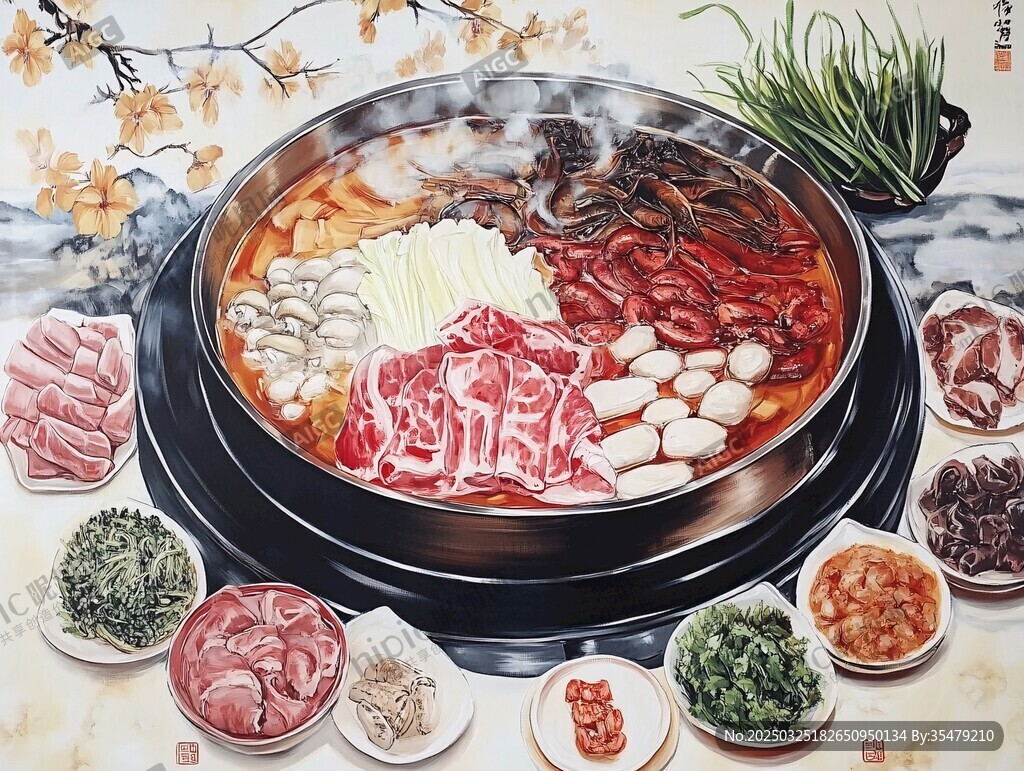 丰盛火锅食材大集合