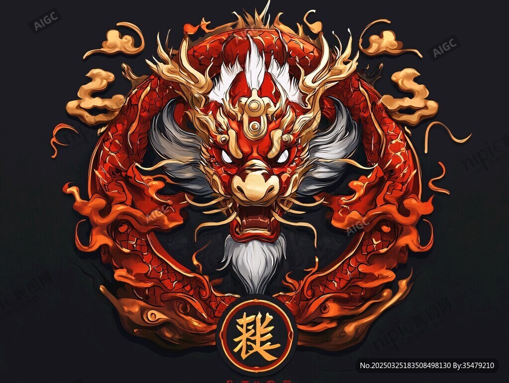 中式龙图腾 霸气祥瑞之象