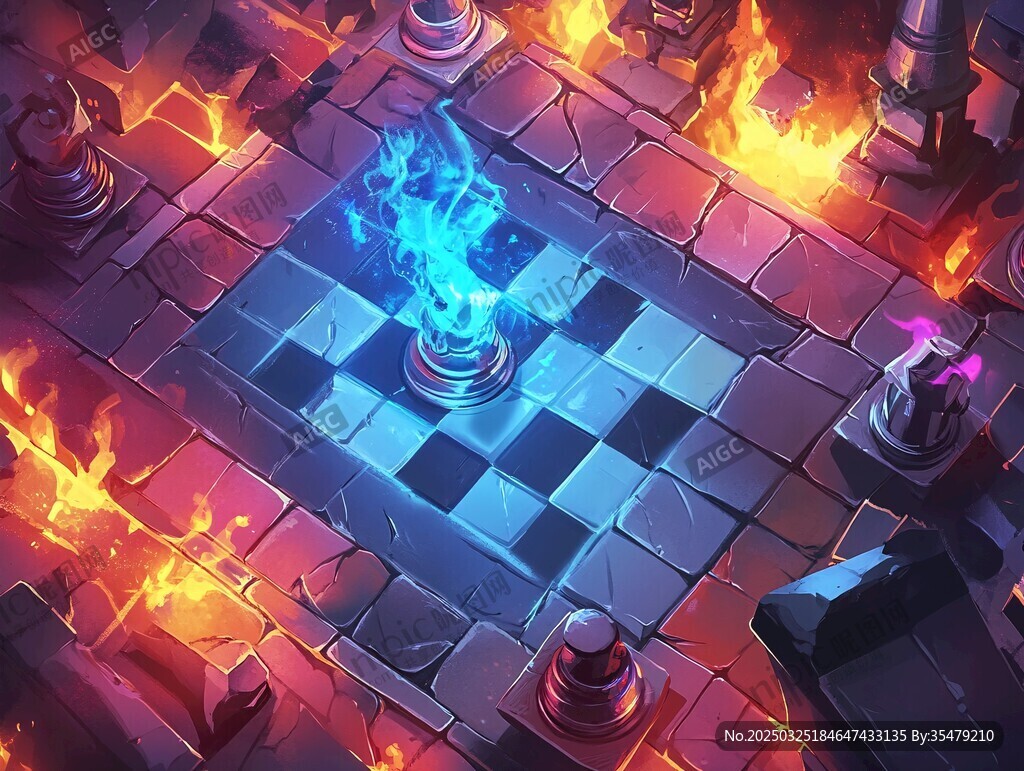魔幻火焰棋盘激战瞬间