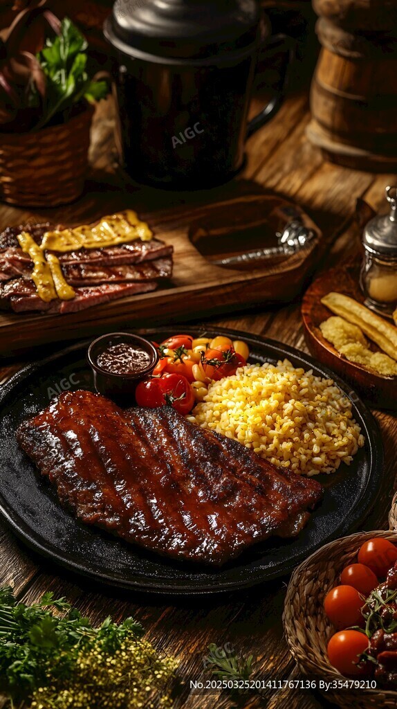 美味烤肉大餐诱人呈现