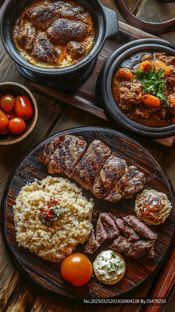 美味西餐组合诱人美食