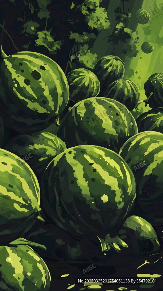 丰收的西瓜