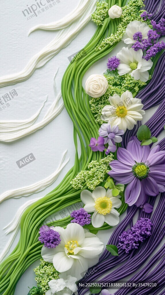 花卉裱花艺术精致装饰