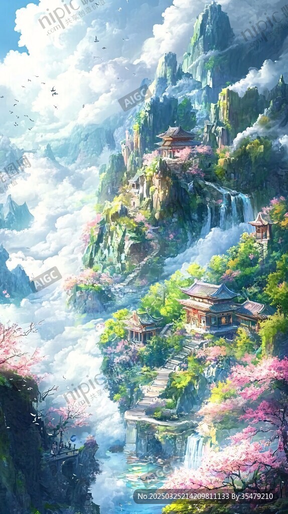 梦幻仙侠山水仙境