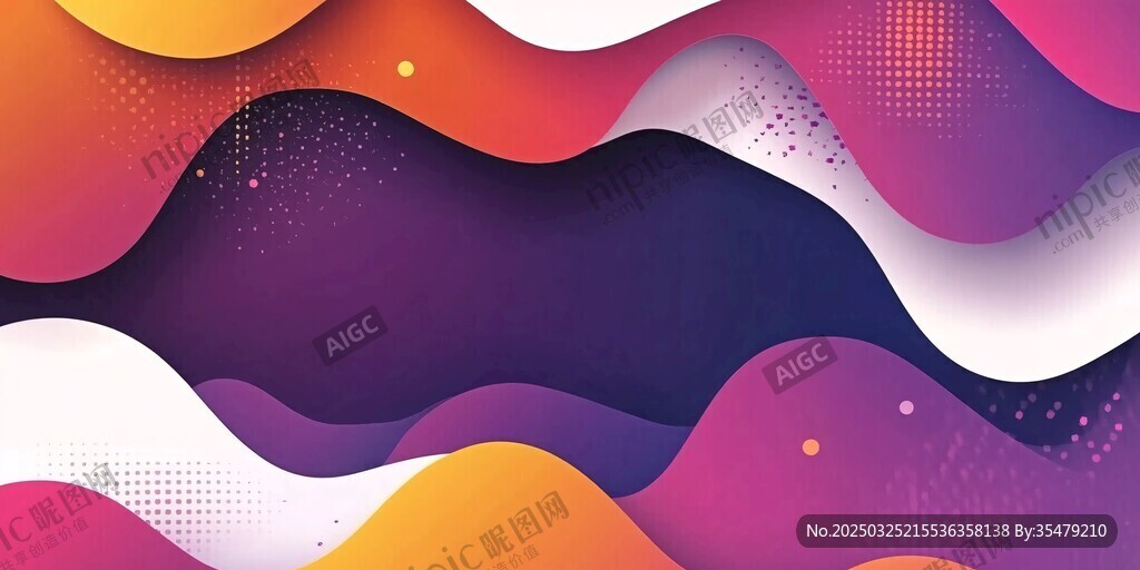 绚丽多彩流体渐变背景图