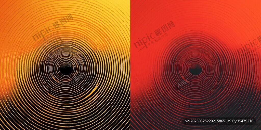 双色渐变螺旋纹理背景图