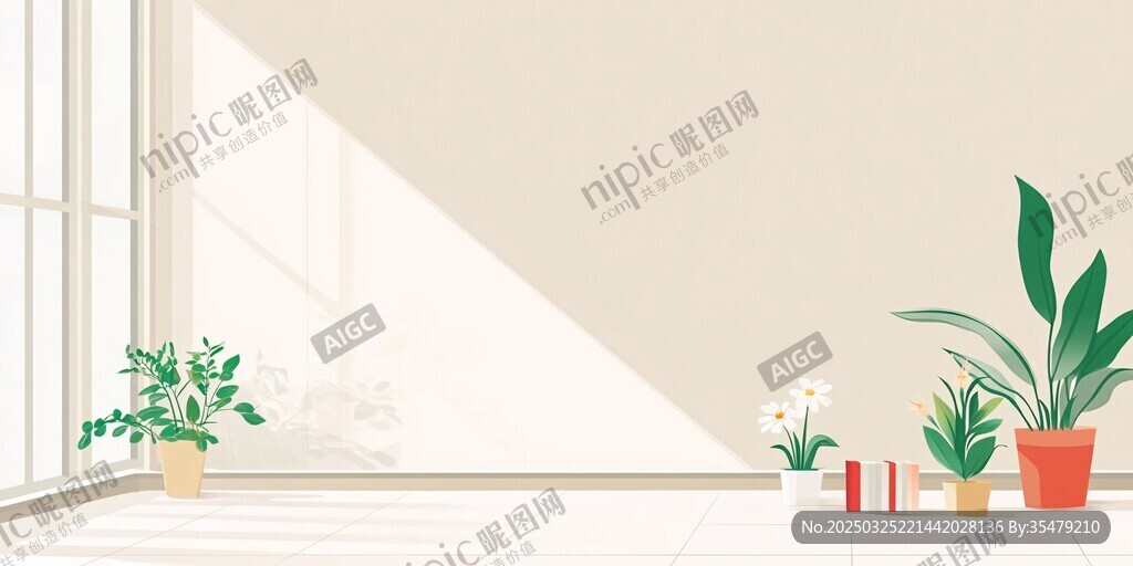 窗边绿植营造温馨小角落