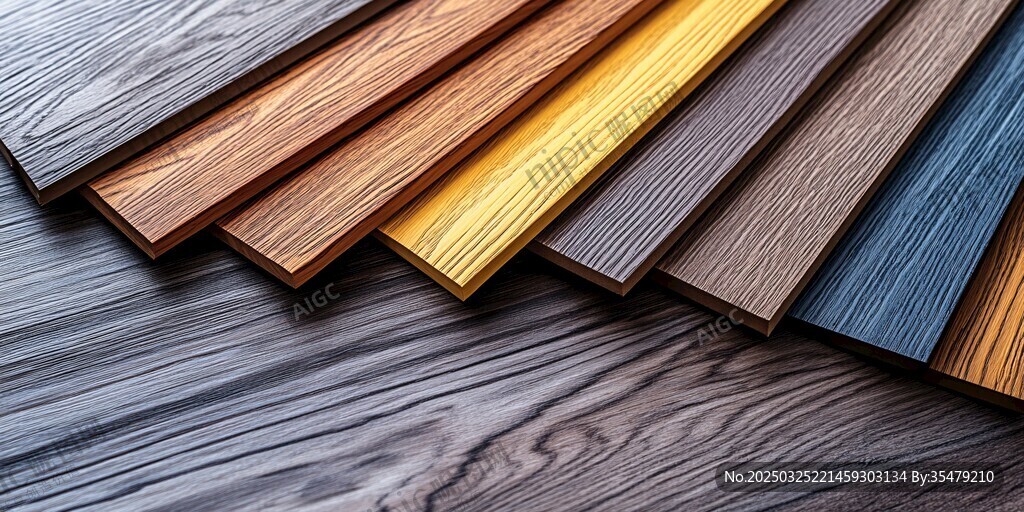 多样木纹板材展示