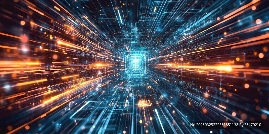 科技未来之光数字隧道