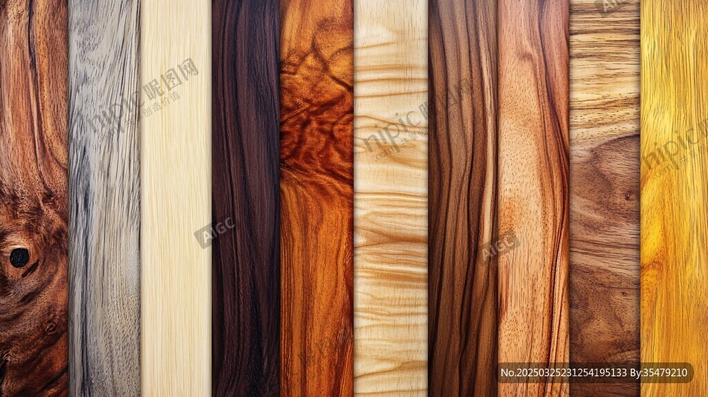 多样木材纹理展示