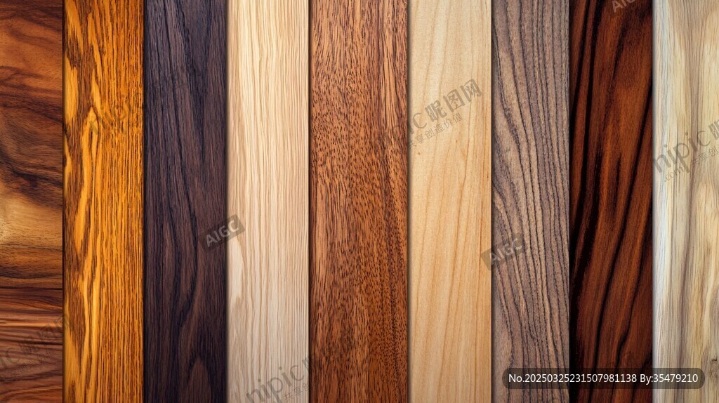 多样木材纹理展示