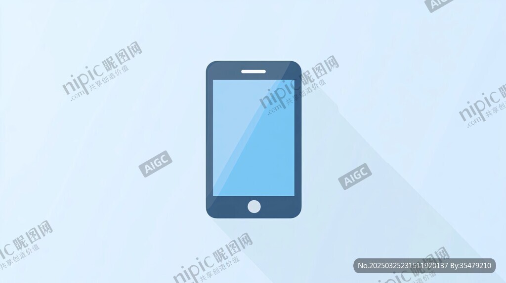 简约风智能手机图标