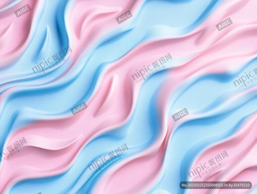 梦幻粉蓝渐变流体纹理