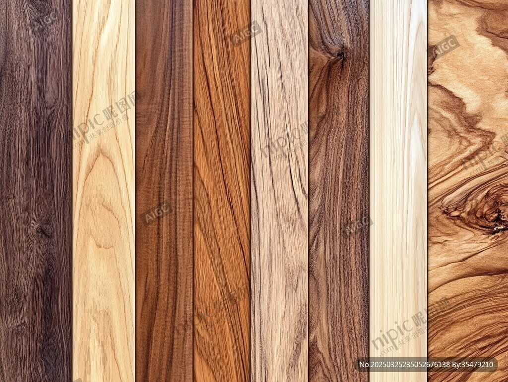 多样木材纹理展示