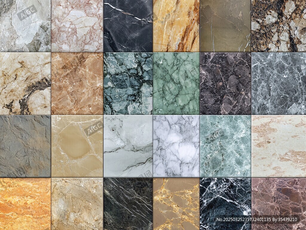 多样大理石纹理展示