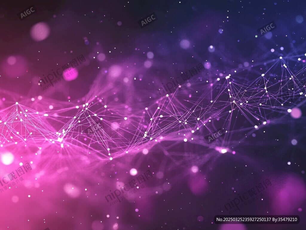 梦幻科技线条背景图