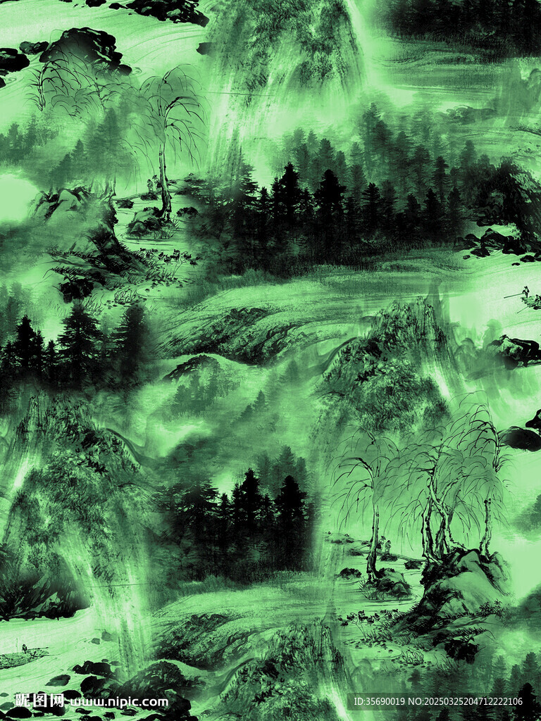 山水 