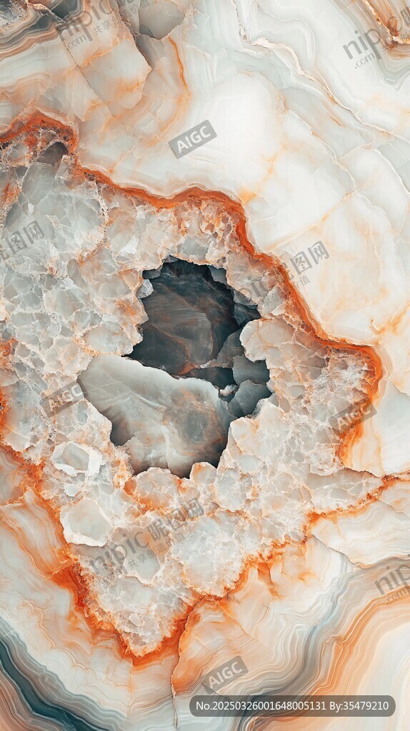 梦幻玛瑙纹理特写