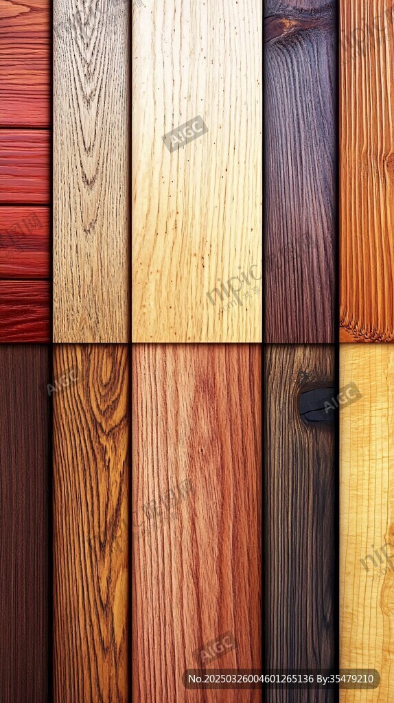 多样木纹板材展示