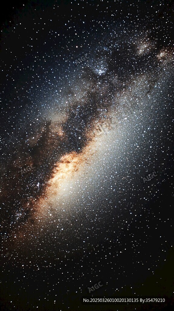 璀璨银河星空壮丽景象