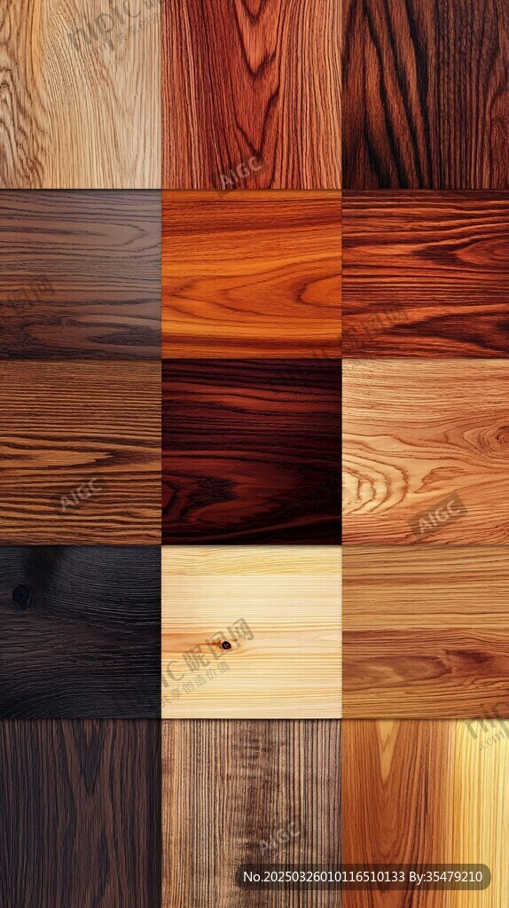多样木纹板材展示
