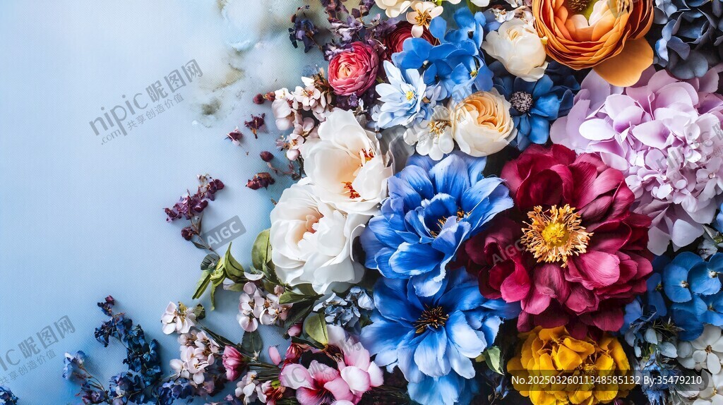 缤纷花卉 装点梦幻角落