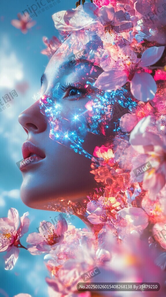 梦幻花颜少女
