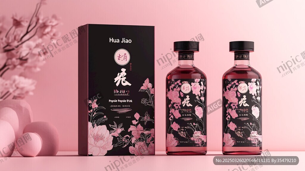 花酒新品展示 精致包装风