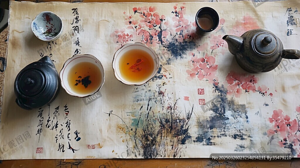 中式茶席 古韵茶香四溢