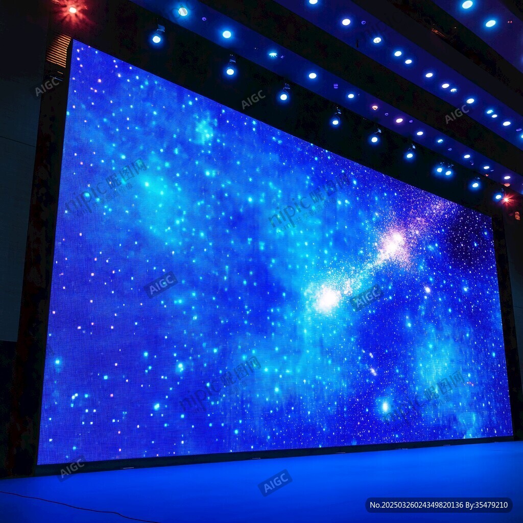 梦幻星空LED大屏展示