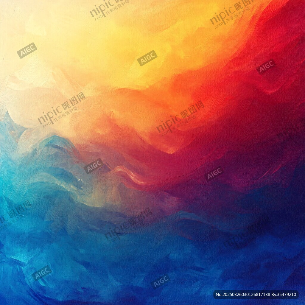 绚丽多彩抽象流体艺术背景
