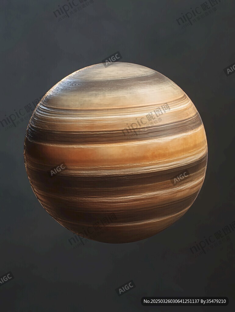 神秘条纹星球特写