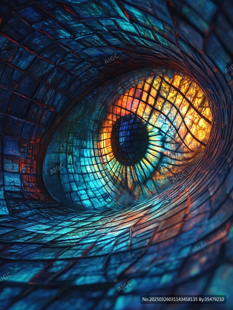 梦幻之眼 深邃炫彩的视觉奇观