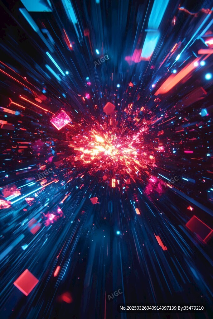炫彩科技能量爆发瞬间