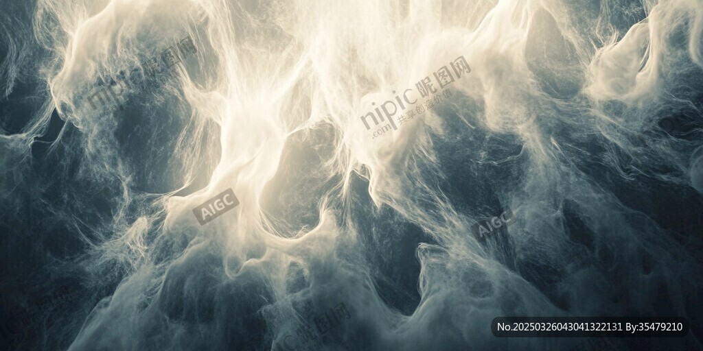 梦幻云雾涌动景象