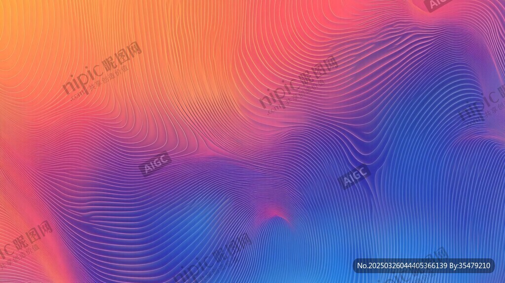 梦幻渐变流体背景图案