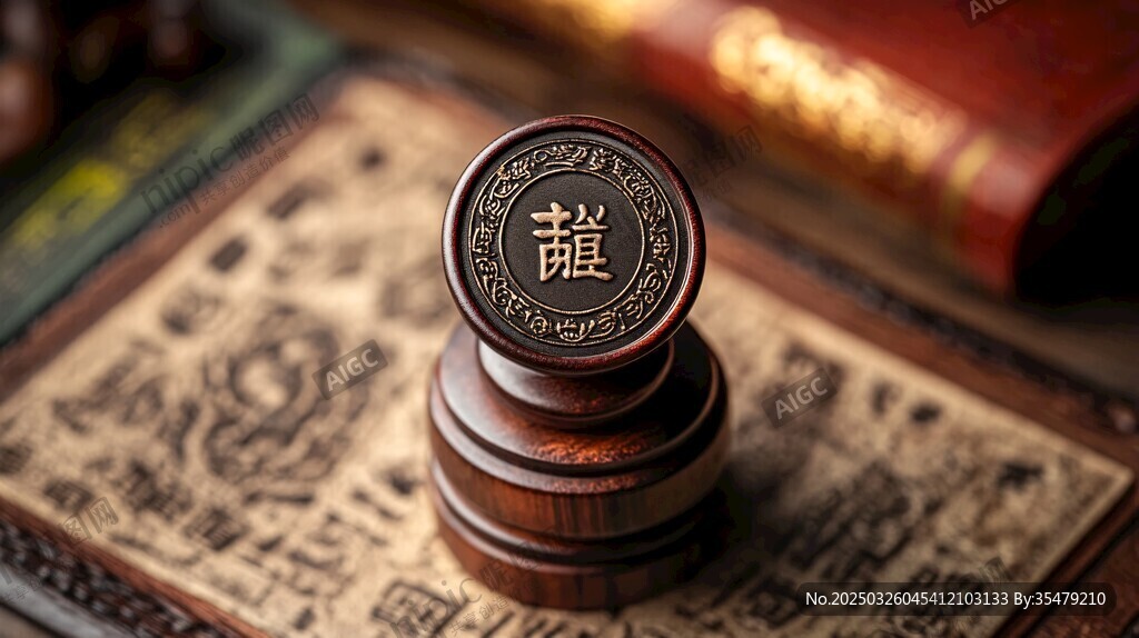 古典木质印章尽显古韵