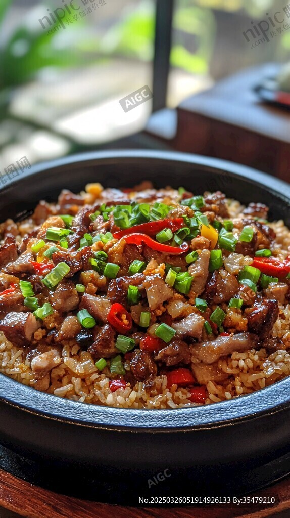 美味锅烧肉丁炒饭