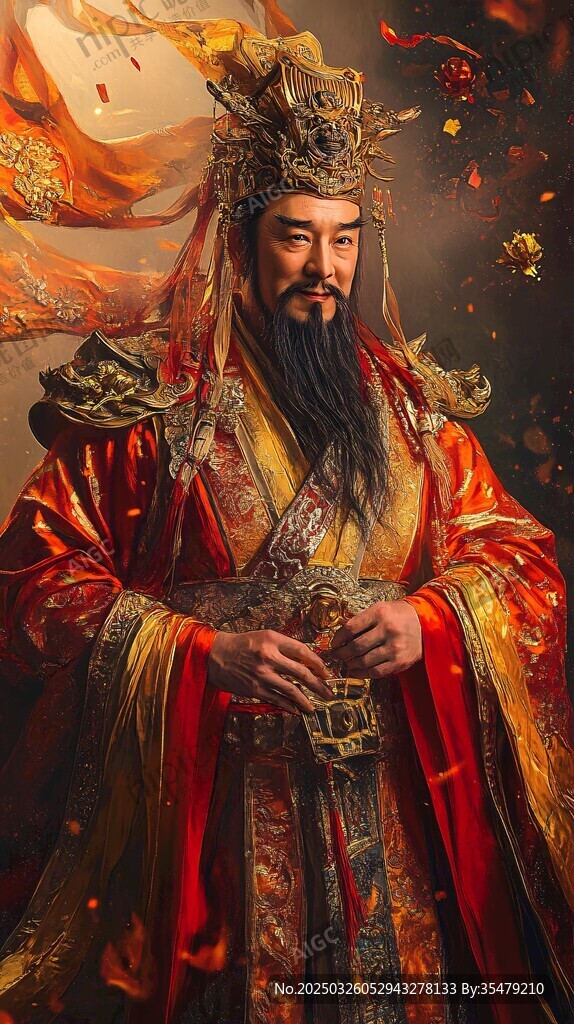 威严帝王古装扮相尽显霸气