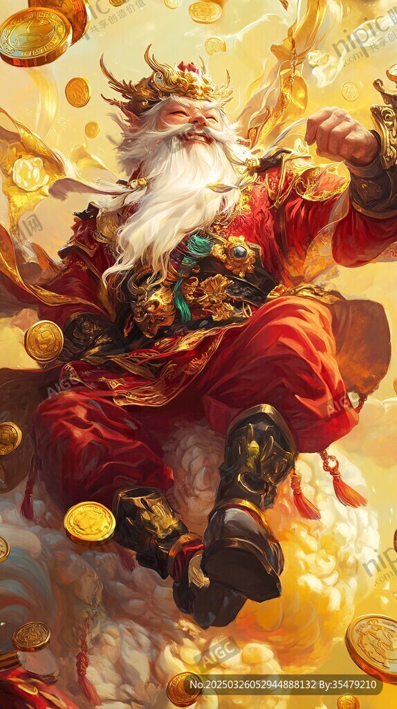 财神降临 金币纷飞贺福