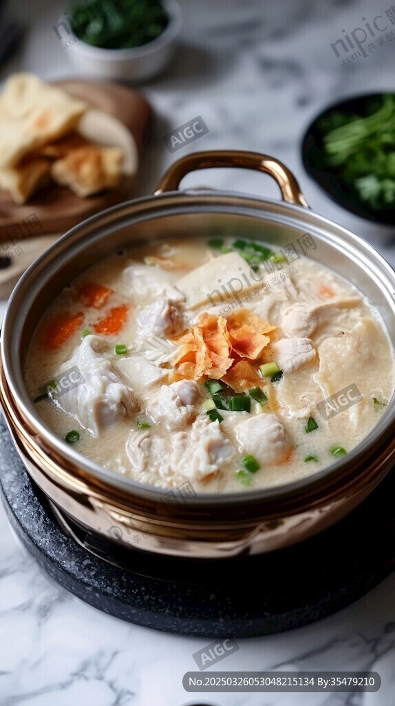 鲜香鸡肉豆腐煲诱人上桌