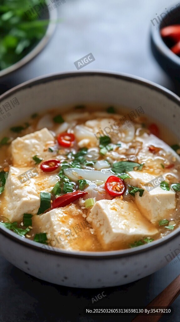 鲜香嫩滑豆腐汤