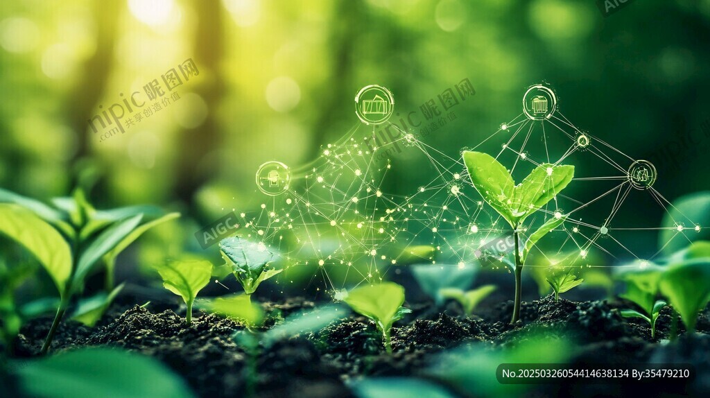 科技赋能绿色植物生长