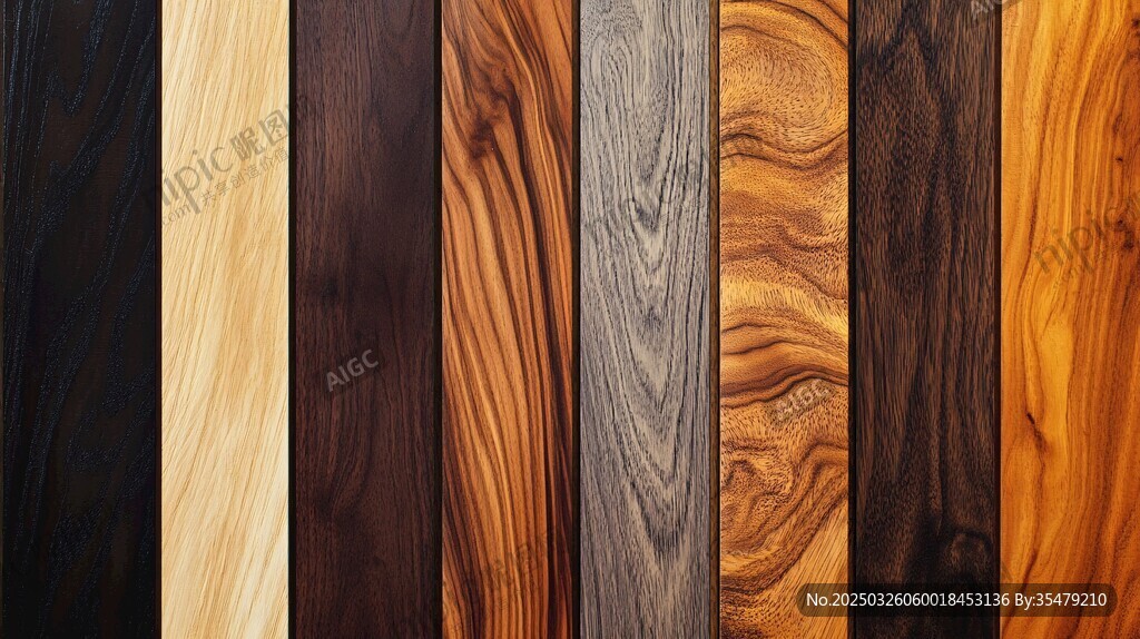 多样木材纹理展示
