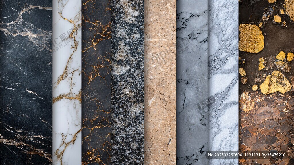 多样大理石纹理精美展示