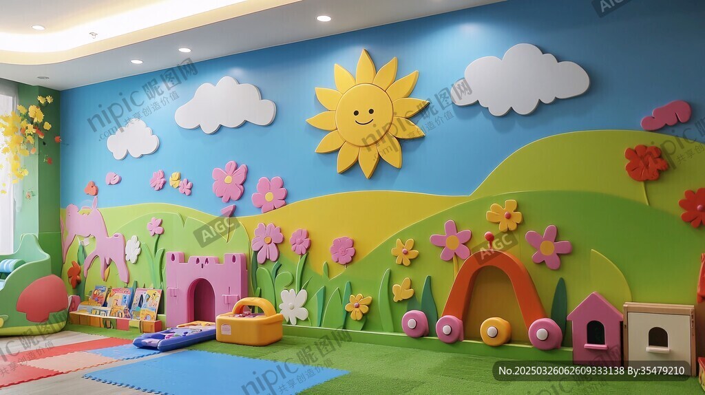 童趣幼儿园室内欢乐场景