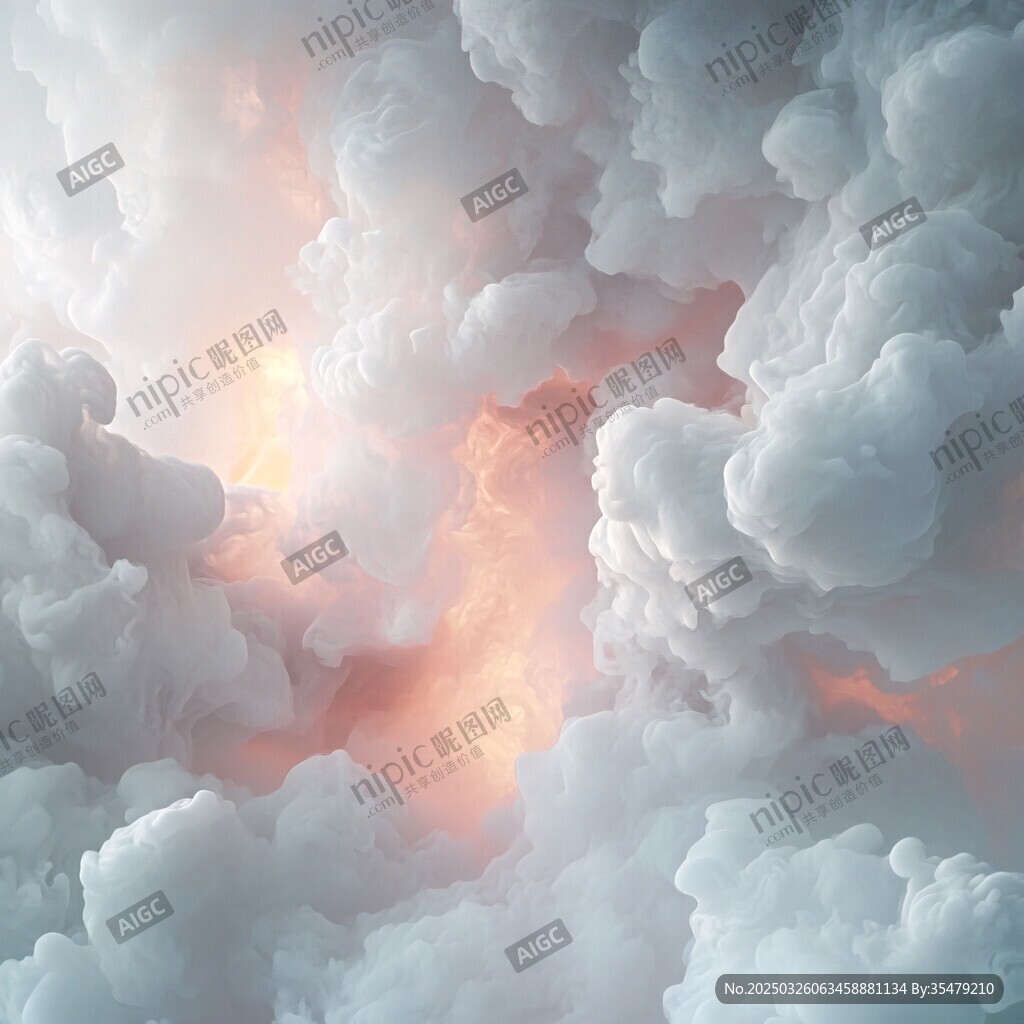 梦幻云海中的绚烂光影