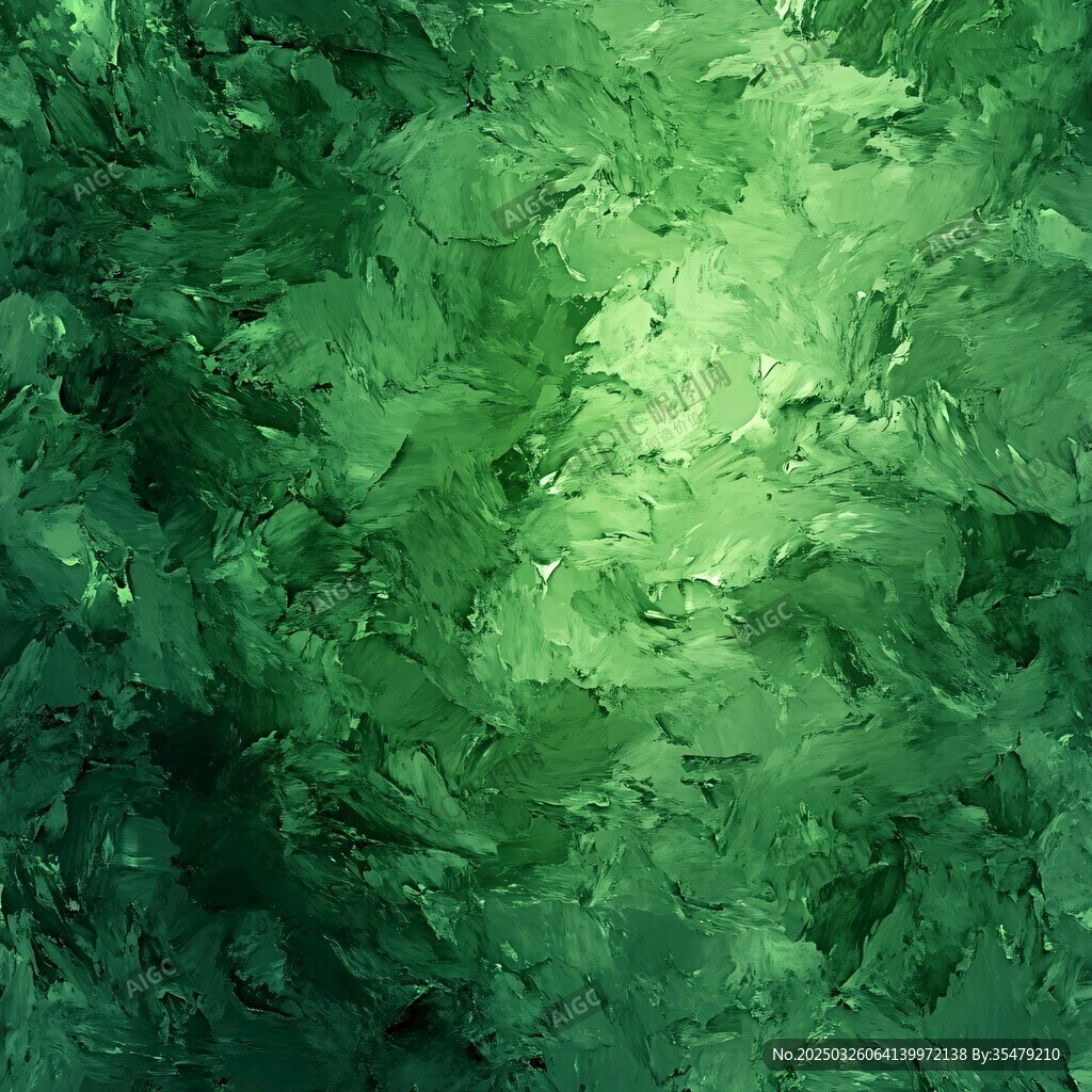 翠绿笔触艺术纹理背景图