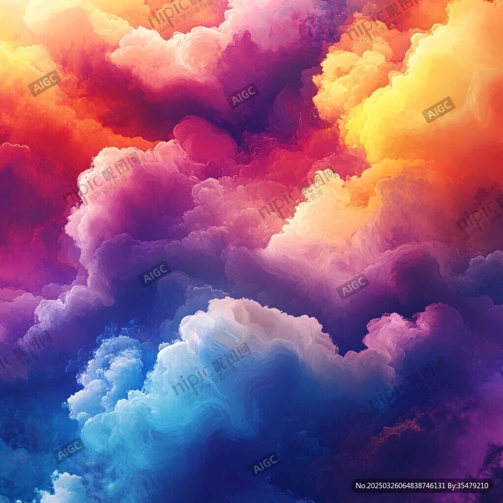 梦幻多彩云海景观
